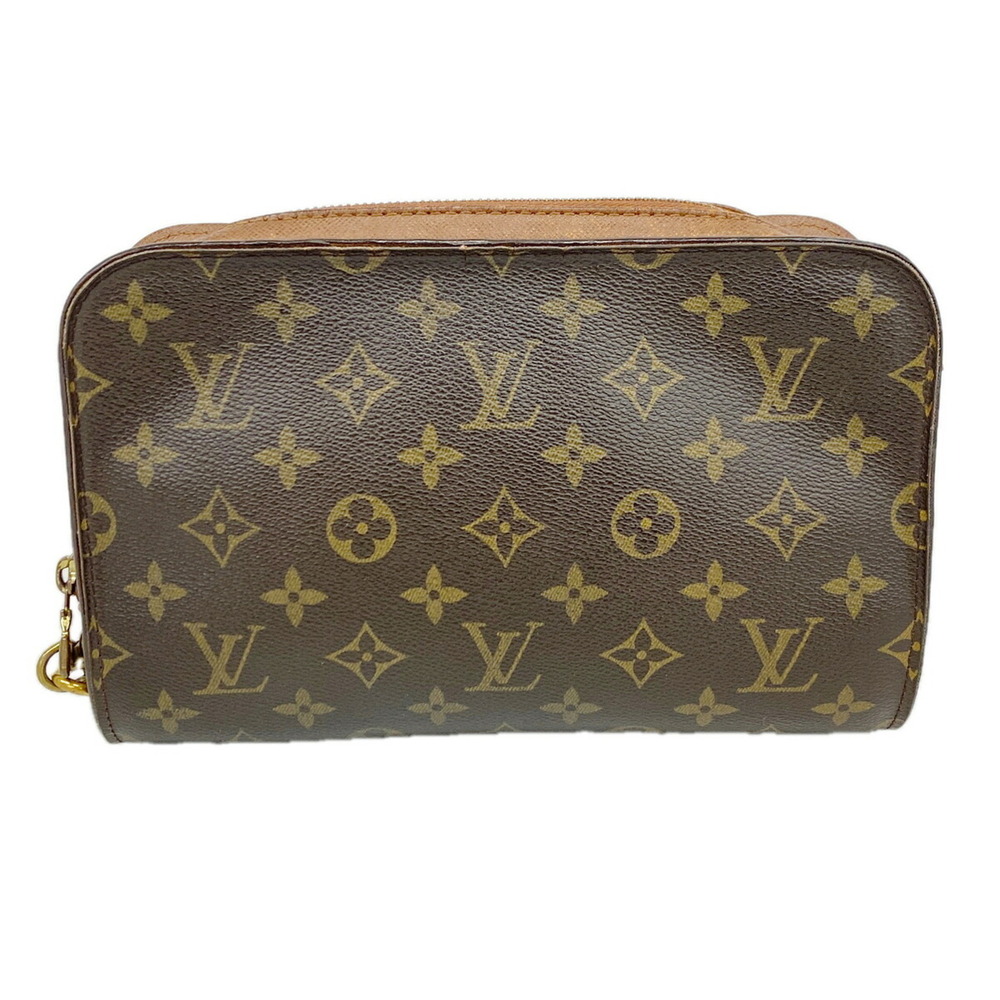 Louis Vuitton Monogram Orsay Clutch Bag M51790 Brown Men's